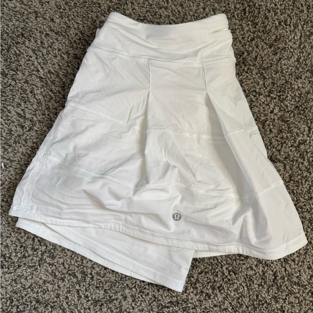 Lululemon Pace Rival White Skirt- 12